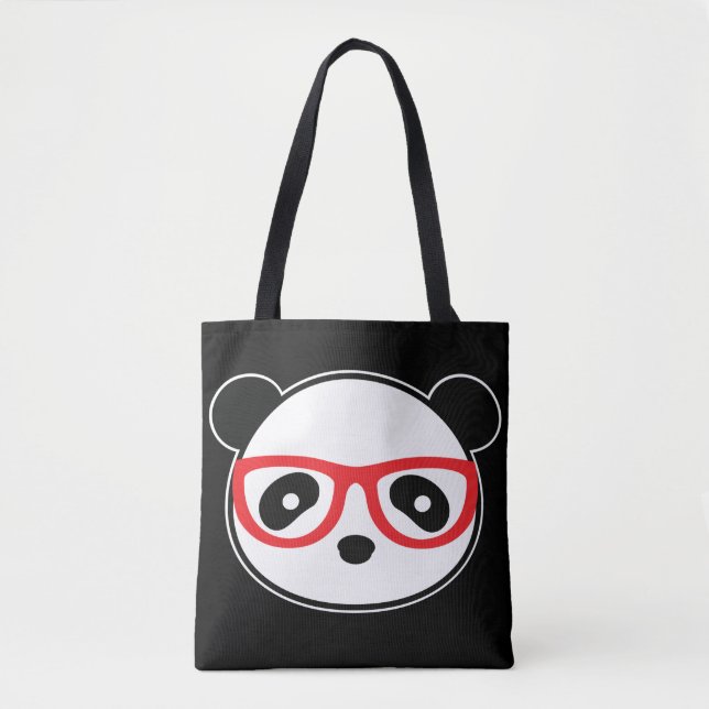 Cartoon Panda Purise - Leon the Panda Bärenbeutel Tasche (Vorderseite)