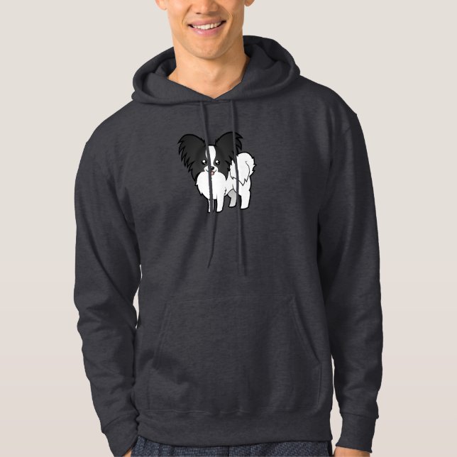 Cartoon Papillon Hoodie (Vorderseite)