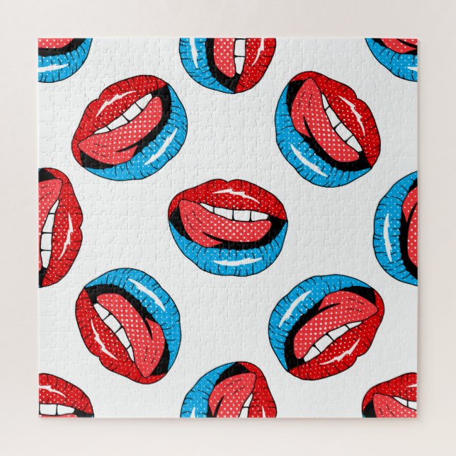 Cartoon Patch Abzeichen: Retro Pop (Vertikal)