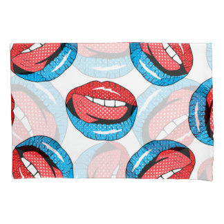 Cartoon Patch Abzeichen: Retro Pop Kissenbezug