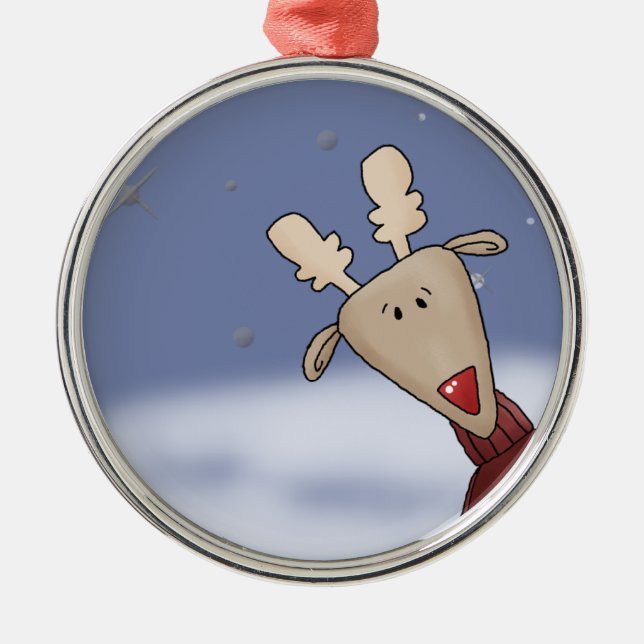 Cartoon Peeking Ornament (Vorne)