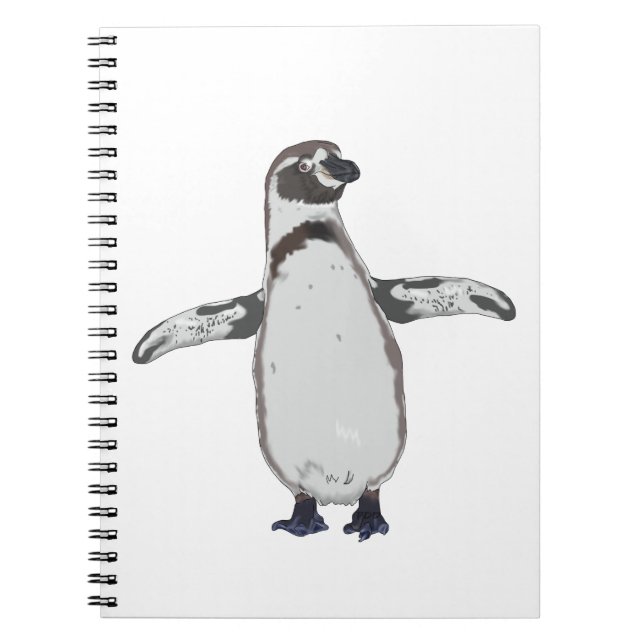 Cartoon Penguin Notizblock (Vorderseite)