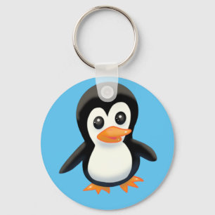 Cartoon Penguin Schlüsselanhänger