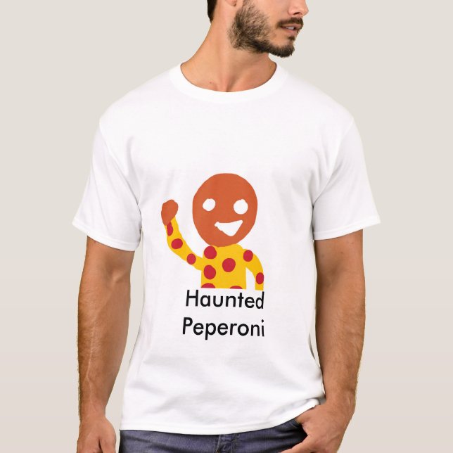 Cartoon-Pepperoni T-Shirt (Vorderseite)