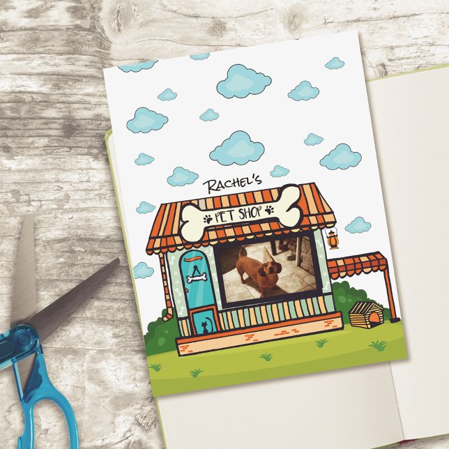 Cartoon Pet Care Papier à Retard Personnalisé (Créateur téléchargé)