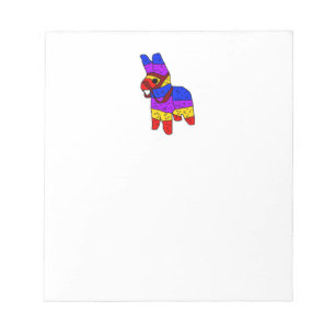 Cartoon Piñata für eine Fiesta in Mexiko Notizblock