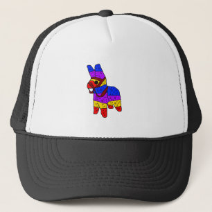 Cartoon Piñata für eine Fiesta in Mexiko Truckerkappe