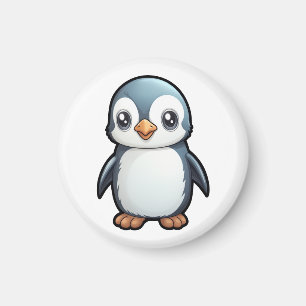 Cartoon Pinguin-Abbildung Magnet