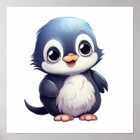 Cartoon Pinguin-Abbildung