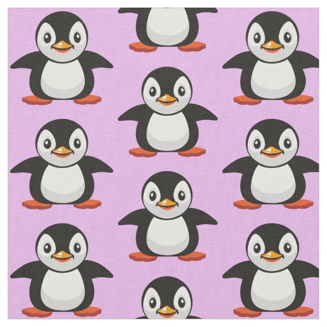 Cartoon-Pinguin Stoff (Nahaufnahme)