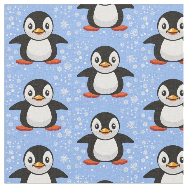 Cartoon-Pinguin Stoff (Nahaufnahme)