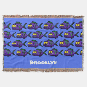 Cartoon Piranha Decke