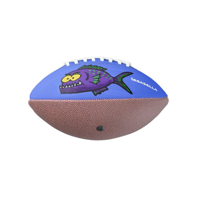 Cartoon Piranha Football (Gedreht 270)