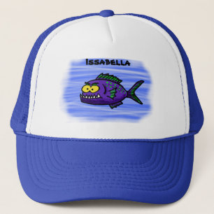 Cartoon Piranha Truckerkappe