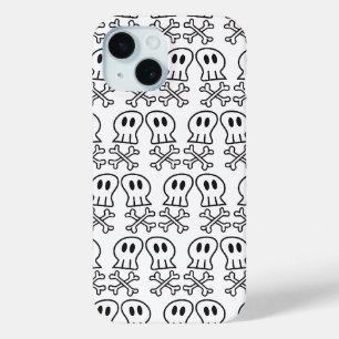 Cartoon Pirate Ship Skulls Knochen Fun Boys iPhone 15 Hülle