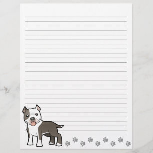 Cartoon Pitbull / American Staffordshire Terrier