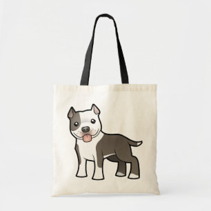 Cartoon Pitbull/amerikanisches Tragetasche