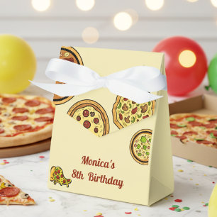 Cartoon Pizza Party Geburtstag Geschenkschachtel