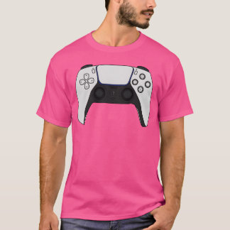 Cartoon Playstation 5 Game Controller Retro T-Shirt