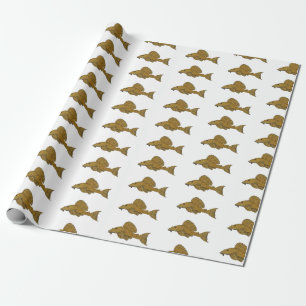 Cartoon Pleco Geschenkpapier