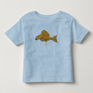 Cartoon Pleco Kleinkind T-shirt