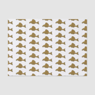 Cartoon Pleco Seidenpapier