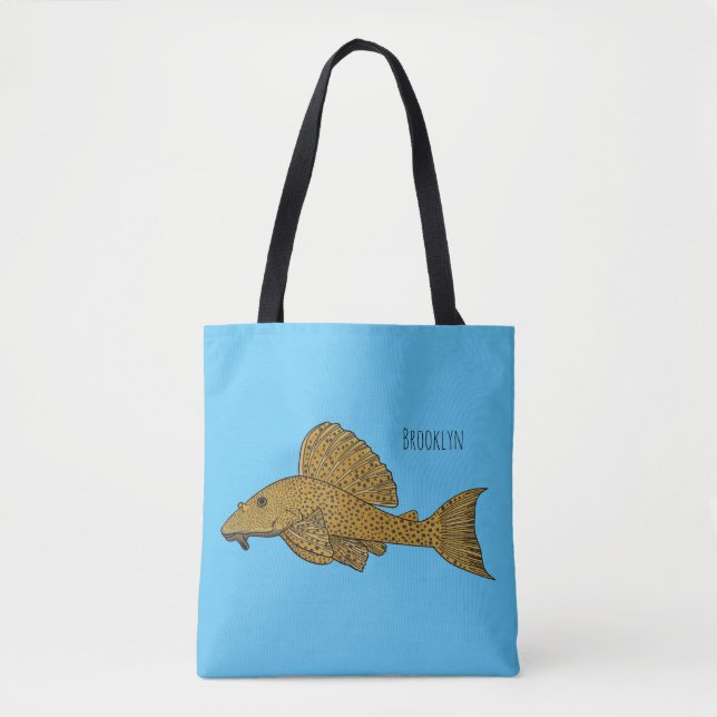 Cartoon Pleco Tasche (Vorderseite)