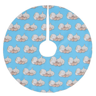 Cartoon Polyester Weihnachtsbaumdecke