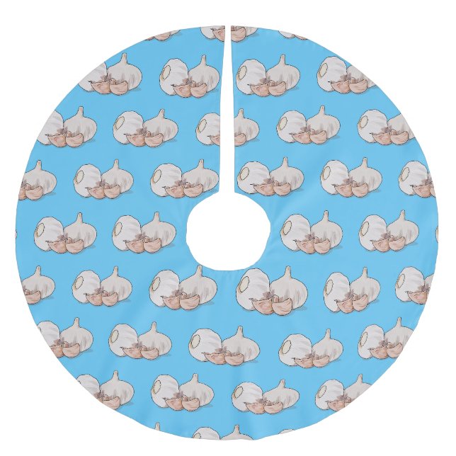 Cartoon Polyester Weihnachtsbaumdecke (Vorderseite)