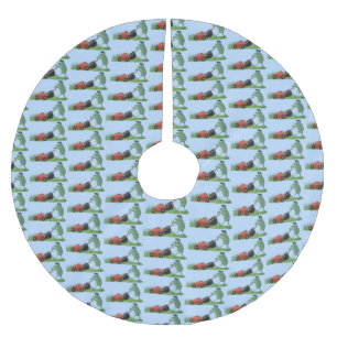 Cartoon Polyester Weihnachtsbaumdecke