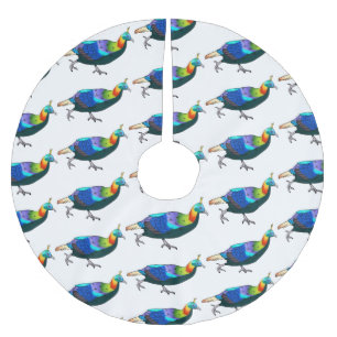Cartoon Polyester Weihnachtsbaumdecke