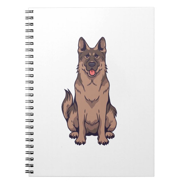 Cartoon Portrait Design Notizblock (Vorderseite)