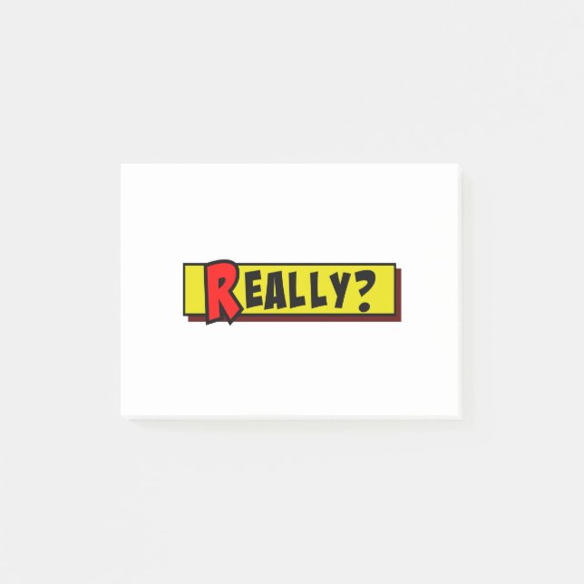 Cartoon Post-it Klebezettel (Vorderseite)