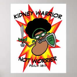 Cartoon Poster für den aufregenden handgezogenen K