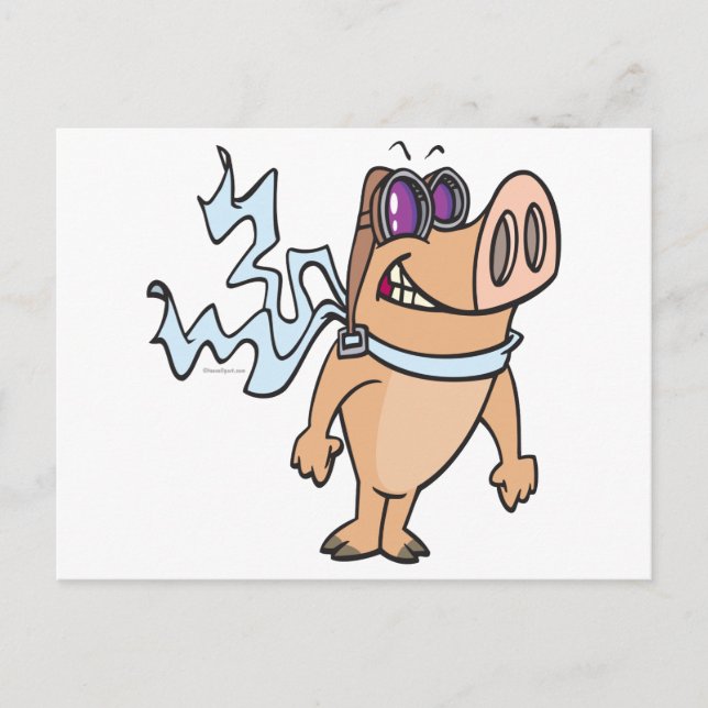 Cartoon Postkarte (Vorderseite)