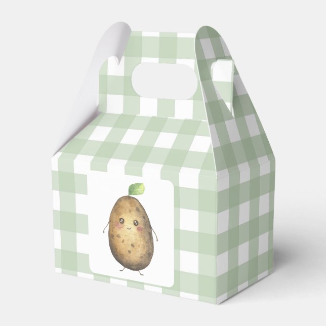 Cartoon Potato Baby Dusche Geschenkschachtel (Vorderseite)