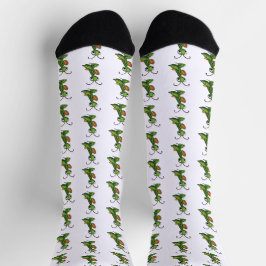 Cartoon Praying Mantis Socks Socken