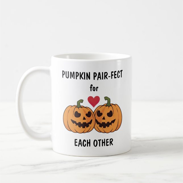 Cartoon Pumpkins Kaffeetasse (Links)