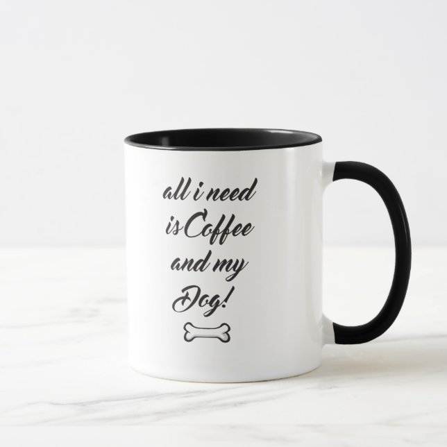 Cartoon-Ratten-Terrier-Kaffee-Tasse Tasse (Rechts)