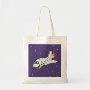 Cartoon-Raum-Shuttle Tragetasche