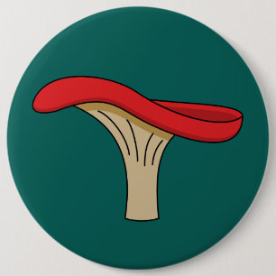 Cartoon Red Mushroom Button