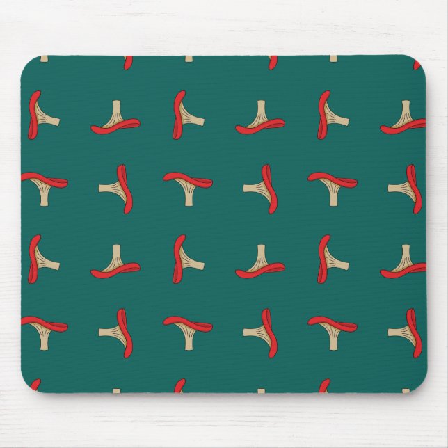 Cartoon Red Mushroom Mousepad (Vorne)