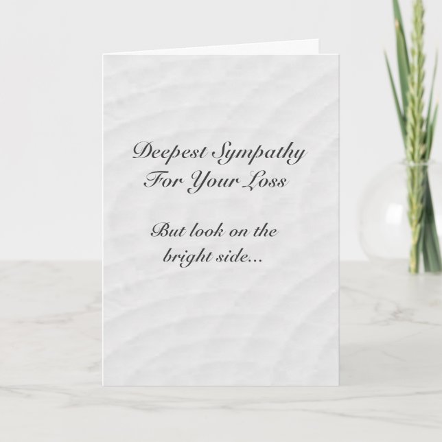 Cartoon Remote Kontrolle Funny Sympathy Card Karte (Vorderseite)