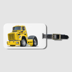 Cartoon-Renntruck Gepäckanhänger