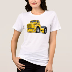 Cartoon-Renntruck Tri-Blend Shirt