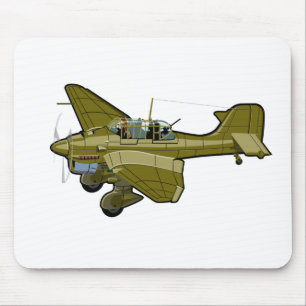 Cartoon-Retrobomber Mousepad