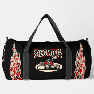 Cartoon Retrofahrzeug "Big Rig" Duffle Bag