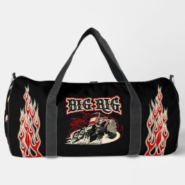 Cartoon Retrofahrzeug "Big Rig" Duffle Bag