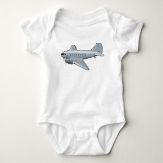 Cartoon-Retroflugzeug Baby Strampler