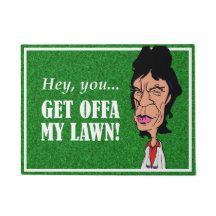 Cartoon-Rock-and-Rollfußmatte